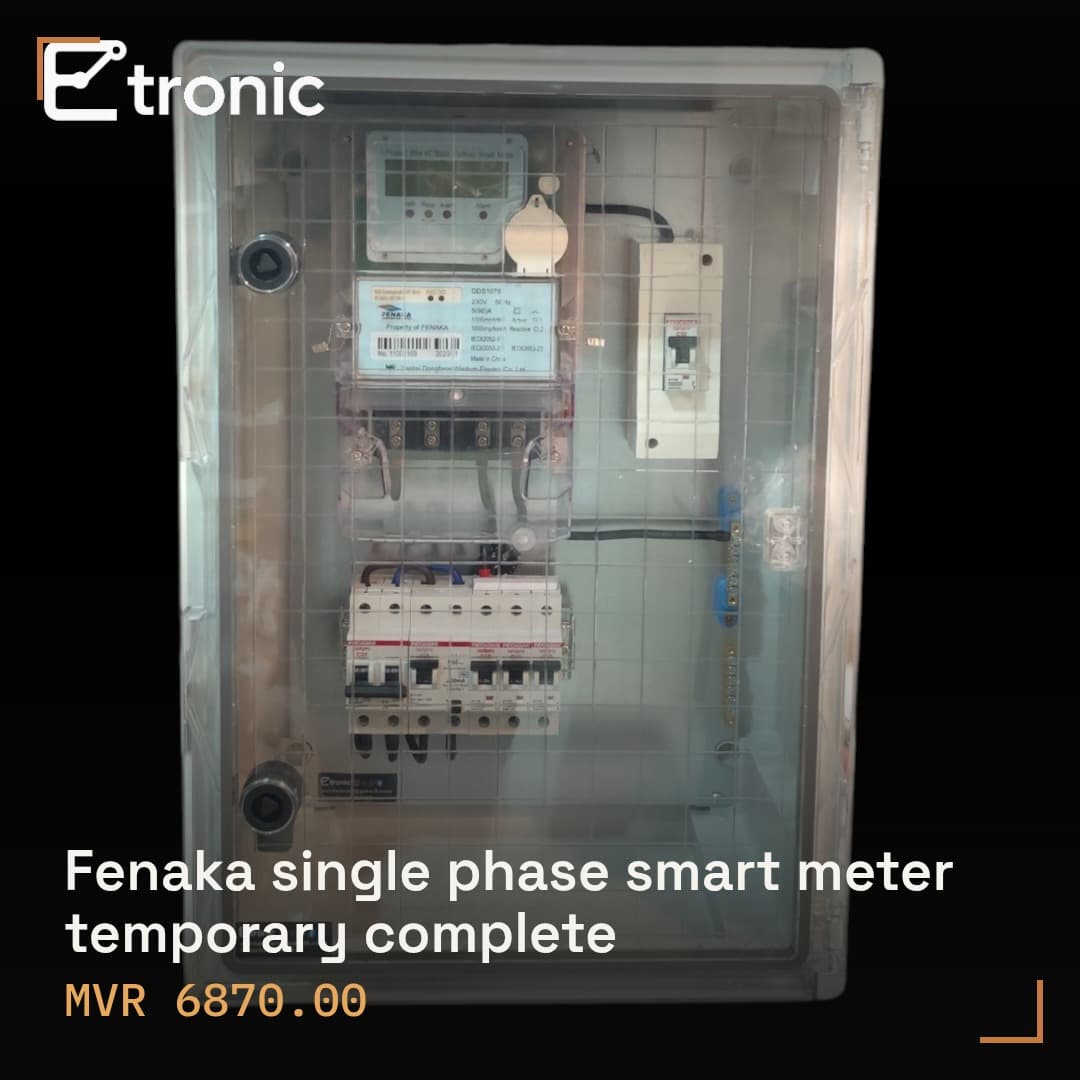 Fenaka single phase smart meter temporary complete